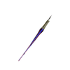 Bortoletti twisted glass dipping pen in amber, showcasing its elegant, handcrafted design and smooth, pointed tip for calligraphy.