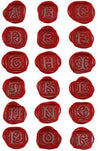 Bortoletti Gothic letter pewter wax seal showing intricate Gothic design on a round seal for sealing documents.