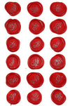 Bortoletti Script Monogram Wax Seal with elegant engraved design on a metallic seal stamp.