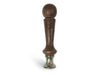 Bortoletti wax seal handles made of sapele mahogany, designed for sealing and decorative purposes.