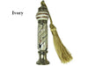 Bortoletti wax seal handles made of sapele and mahogany wood, designed for elegant wax sealing.