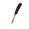 Bronze feather ink quills with Fleur de Lis design by Le Portier D'Etain, perfect for calligraphy and writing.