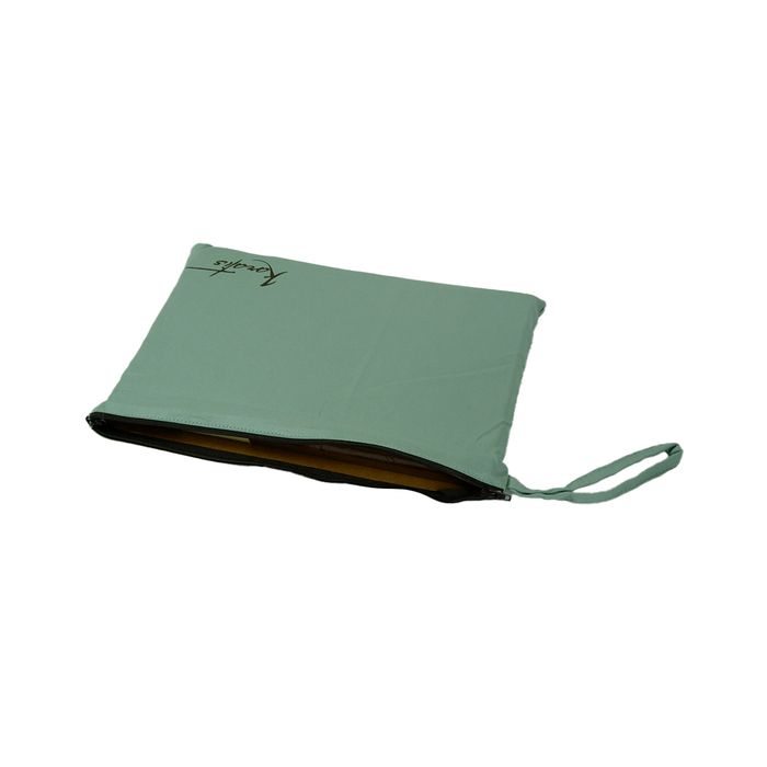 Karatis B5 size notebook with golden brown Tomoe River paper, featuring a durable cover and elegant design.