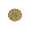 Black cat-shaped wax seal from Papier Plume Halloween Wax Seals collection, featuring intricate feline design.