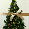Rossi Christmas card featuring colorful candy canes and festive holiday design on a Christmas tree background.