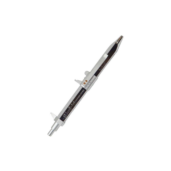 Cleo Skribent Messograf ballpoint pen with silver finish and sleek design, ideal for writing and everyday use.