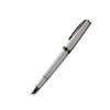 Cleo Skribent Classic Palladium fountain pen with black barrel and extra-fine nib, cartridge and converter compatible, elegant writing instrument