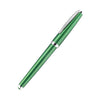 Cleo Skribent Cleo Colour green fountain pen with fine nib, featuring a sleek design and vibrant green ink barrel.