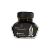 Cleo Skribent bronze bottled fountain pen ink in a glass ink bottle with a black cap, suitable for calligraphy and writing.