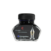 Cleo Skribent bottled fountain pen ink in Konigsblau, royal blue color, shown in the ink bottle with a clear label.
