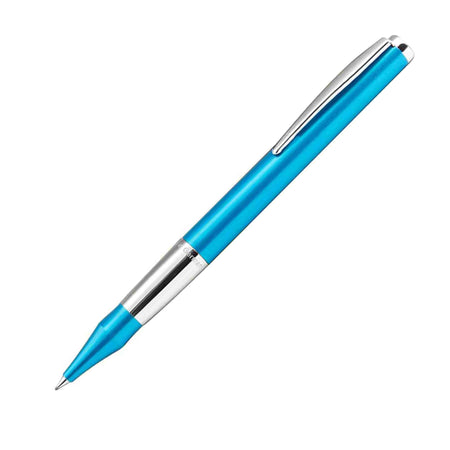 Blue Cleo Skribent mechanical pencil with colorful design and ergonomic grip, ideal for precise writing and drawing.