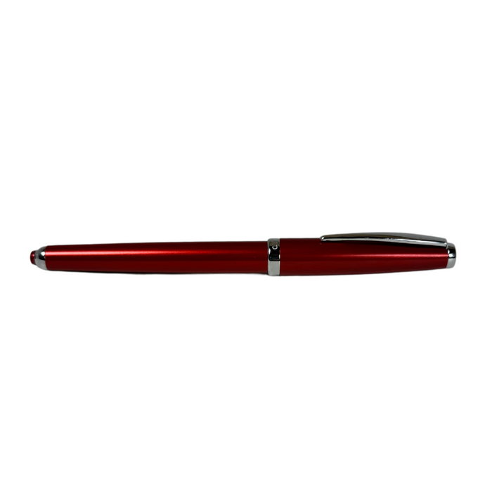 Cleo Skribent Cleo Colour rollerball pen in red with a sleek design, perfect for smooth writing and vibrant color.