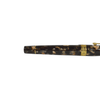 Conway Stewart Model 100 Tortoise fountain pen with gold accents and fine nib, showcasing its elegant tortoise-patterned resin body.