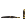 Conway Stewart Model 100 Tortoise fountain pen with gold nib and tortoise shell patterned resin body.