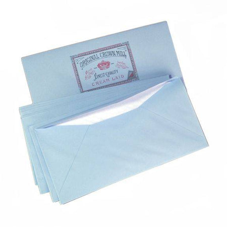 Pink Crown Mill Classic Laid Envelopes for A4, elegant paper envelopes with textured finish and secure flaps.