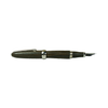 Jean-Pierre Lepine Winston fountain pen with dark morta body and chrome accessory, showcasing elegant craftsmanship and design.