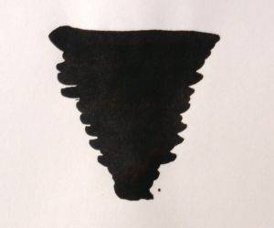 Diamine fountain pen ink cartridge in international size, Jet Black color, designed for smooth ink flow and writing performance.