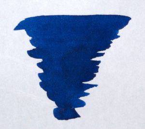 Diamine Majestic Blue fountain pen ink cartridge in international size, blue ink for fountain pens
