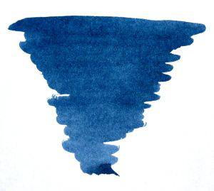 Diamine fountain pen ink cartridge in international size with Prussian Blue ink, designed for smooth ink flow and vibrant color.