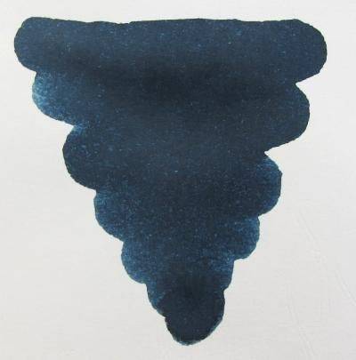 Diamine bottled fountain pen ink in blue-black color, 30ml bottle, ideal for writing and calligraphy.