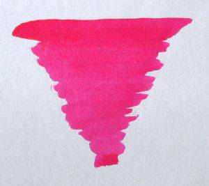 Diamine Hope Pink bottled fountain pen ink in a 30ml glass bottle, vibrant pink ink for smooth writing.