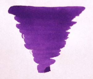 Diamine Imperial Purple fountain pen ink in a 30ml bottle, vibrant purple ink for writing and calligraphy.