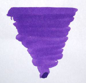 Diamine Majestic Purple fountain pen ink in a 30ml bottle, showcasing vibrant purple ink for writing and calligraphy.
