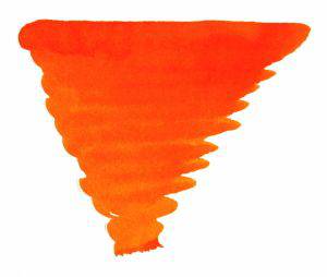 Diamine orange fountain pen ink in 30ml bottle, vibrant ink for writing and calligraphy, high-quality fountain pen ink by Diamine.