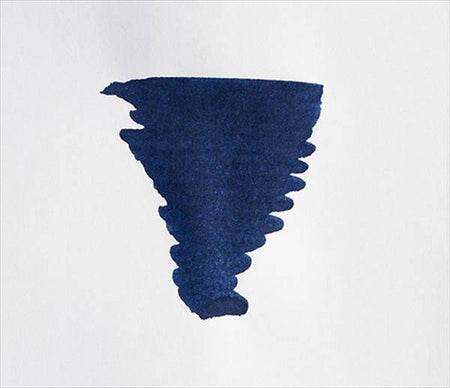 Diamine Oxford Blue fountain pen ink in a 30ml glass bottle, vibrant blue ink for writing and calligraphy.