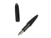 Black Diplomat Aero fountain pen with an elegant design and extra-fine nib, perfect for smooth writing and professional use.