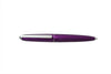 Diplomat Aero violet fountain pen with an elegant design and fine nib, showcasing smooth writing and premium craftsmanship.