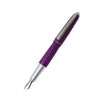 Diplomat Aero fountain pen in violet with a sleek design and extra-fine nib, perfect for smooth writing and elegant style.