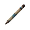 e+m Germany marbled Mocca ballpoint and pencil set, featuring a sleek design with marbled brown and beige tones.