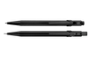 Caran D'Ache Set 849 Black Code ballpoint pen and mechanical pencil, special edition with sleek black design and metal accents.