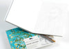 Watercolour postcard book by Pepin Press featuring Vincent Van Gogh's iconic artwork on watercolor paper pages.