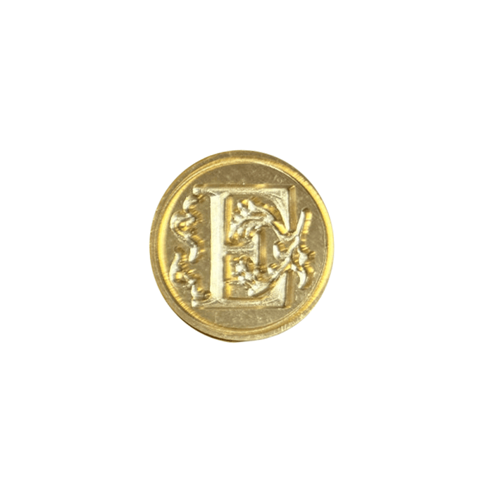 Florentine Wax Seal Letters in a decorative wax seal stamp with intricate design for sealing documents or letters