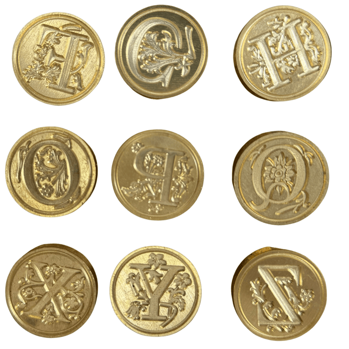 Florentine Wax Seal Letters set featuring elegant wax seals with intricate designs for sealing and decorating letters.