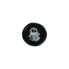 Ghost wax seal from Papier Plume Halloween wax seals set, featuring a detailed ghost design on a circular seal.