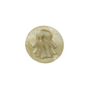 Ghost-shaped wax seal from Papier Plume Halloween wax seal collection, featuring intricate ghost design for sealing and decoration.