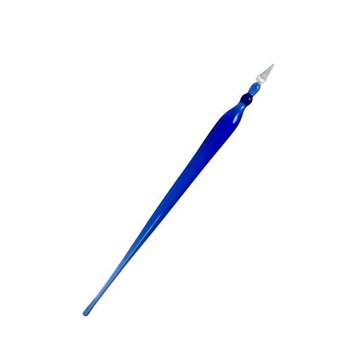 No Solo Vetro glass dipping pen with a round glass tip, designed for artistic ink and paint applications.