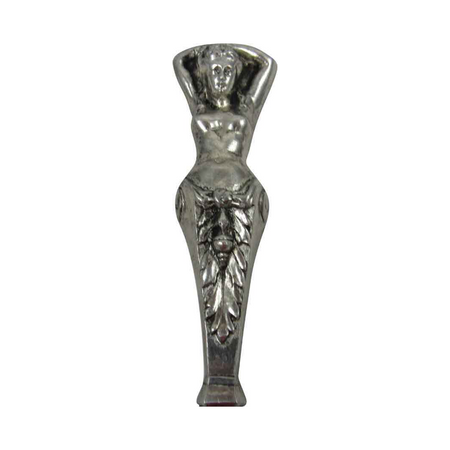 Le Potier D'Étain Goddess wax seal handle with intricate goddess design, made of metal for sealing wax applications.