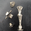 Le Potier D'Étain Goddess wax seal handle with detailed metal design and ornate handle for sealing wax applications.