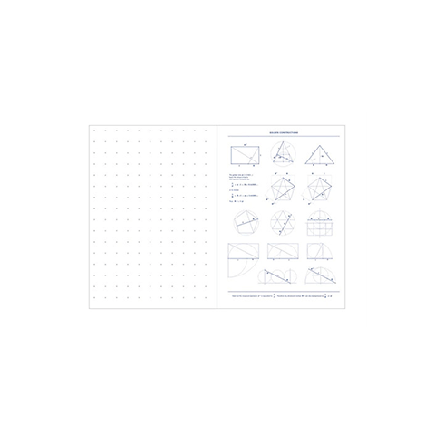 Large navy Grid & Guides journal by Princeton Architectural Press, featuring a grid and guide layout on the cover.