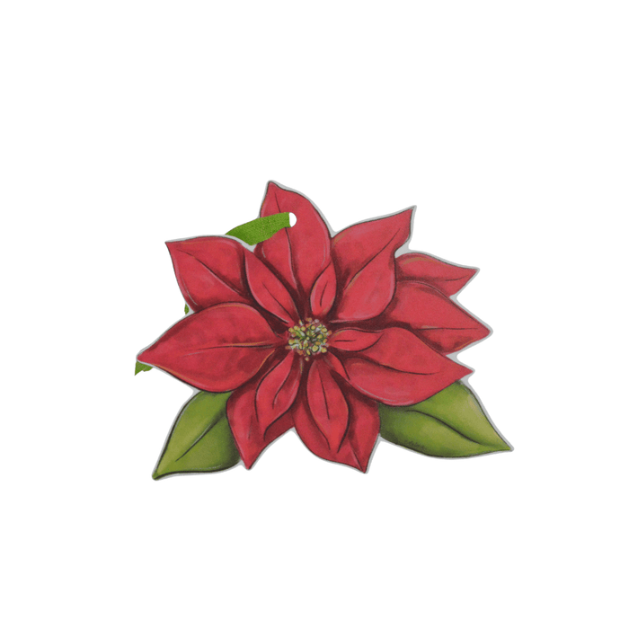 Home Malone Christmas ornament featuring a magnolia flower design, decorative holiday ornament for Christmas celebration