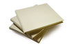 Large handcrafted Off-White Linen Guest Book by Il Cartiglio, featuring elegant, textured fabric cover for guest signatures and keepsakes.