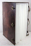 Leather bound Il Cartiglio sketching journal with a hard cover and buckle closure for durable, stylish note-taking and drawing.