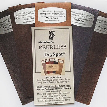 Peerless Watercolors Dry Spot spotting colors set of 5, vibrant paint colors for watercolor art projects