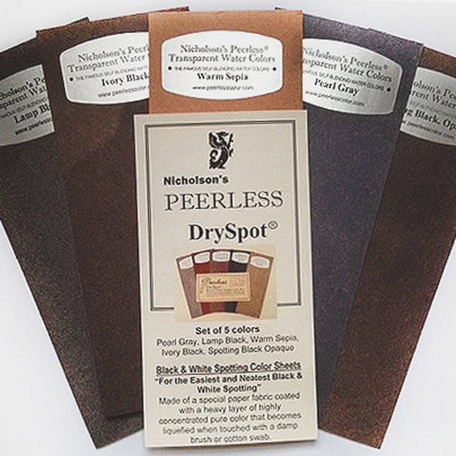Peerless Watercolors Dry Spot spotting colors set of 5, vibrant paint colors for watercolor art projects