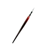 No Solo Vetro glass dipping pen with lace effect design, showcasing transparent glass with intricate lace pattern detail.