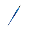 No Solo Vetro glass dipping pen with lace effect design, showcasing intricate craftsmanship and transparent turquoise glass.